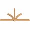 Ekena Millwork Redmond Smooth Timber Gable Bracket, Western Red Cedar, 84"W x 49"H x 3 1/2"D x 3 1/2"F, 14/12 Pitch GBW084X49X0404RED00SWR - alternate 2
